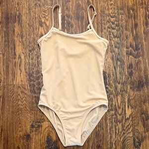 Weissman Beige Dance Camisole Leotard